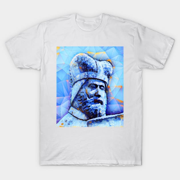 Geoffrey of Monmouth Portrait | Geoffrey of Monmouth Artwork | Geoffrey of Monmouth  Painting 14 T-Shirt by JustLit